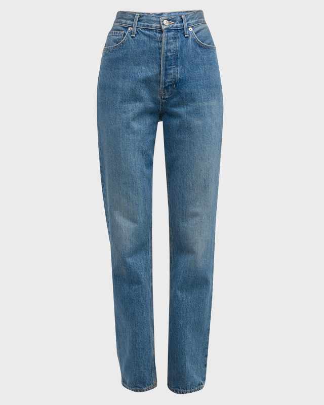 Daniela High Rise Straight-Leg Jeans